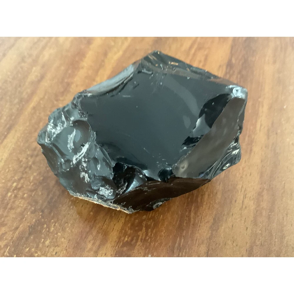 黑曜石礦石參考圖片，非黑曜石晶球實物照片